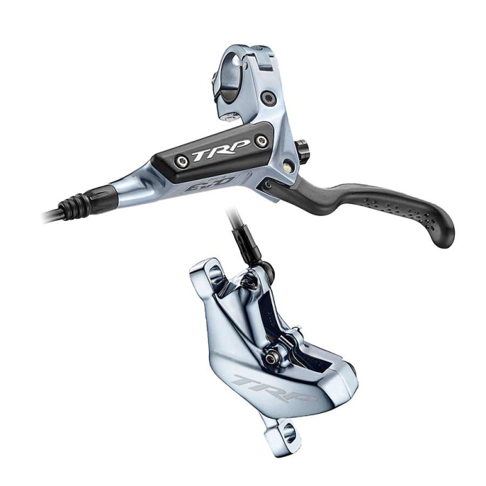 Freins TRP DH-R EVO Hydrauliques VTT – Paire 223mm, Rotors Inclus, Gris