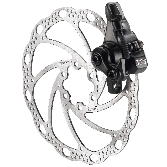 thumbnail image 2 of TEKTRO MIRA MD-C400 Mechanical Disc Brake Set - Road & Cyclocross Bike Brakes With 160mm Rotors 2 of 10
